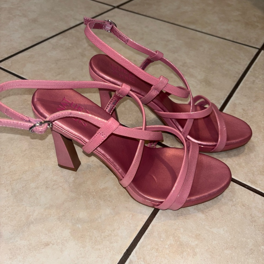 Naturalizer Pink Strappy Heels